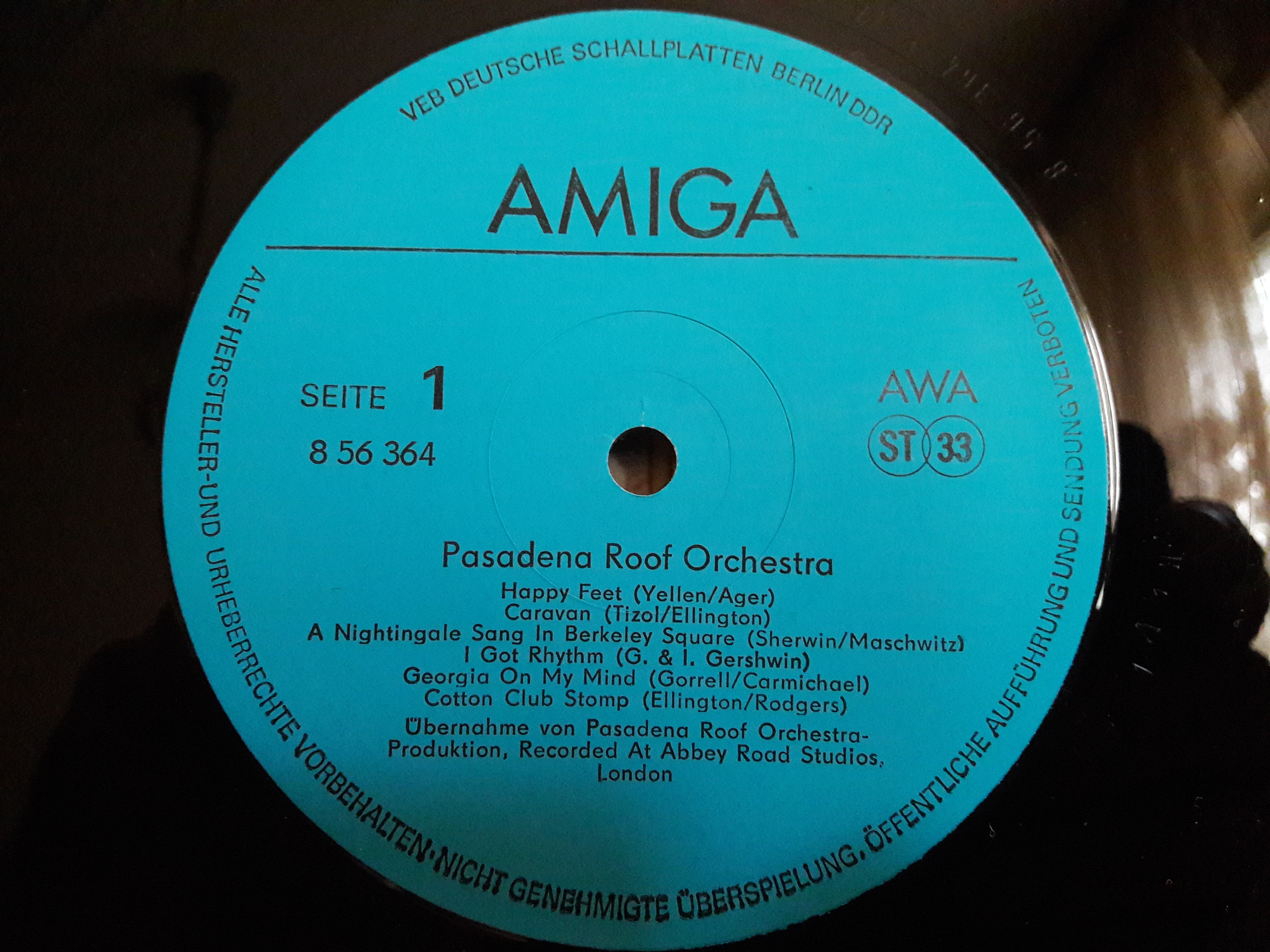 Pasadena Roof Orchestra (1988) – Schallplatten-Sammlung